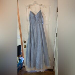 Blue size 7(fits 4-8) Prom/Formal dress